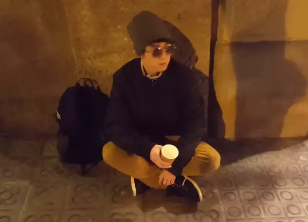 He uploaded another video of him begging on the streets for 48 hours.