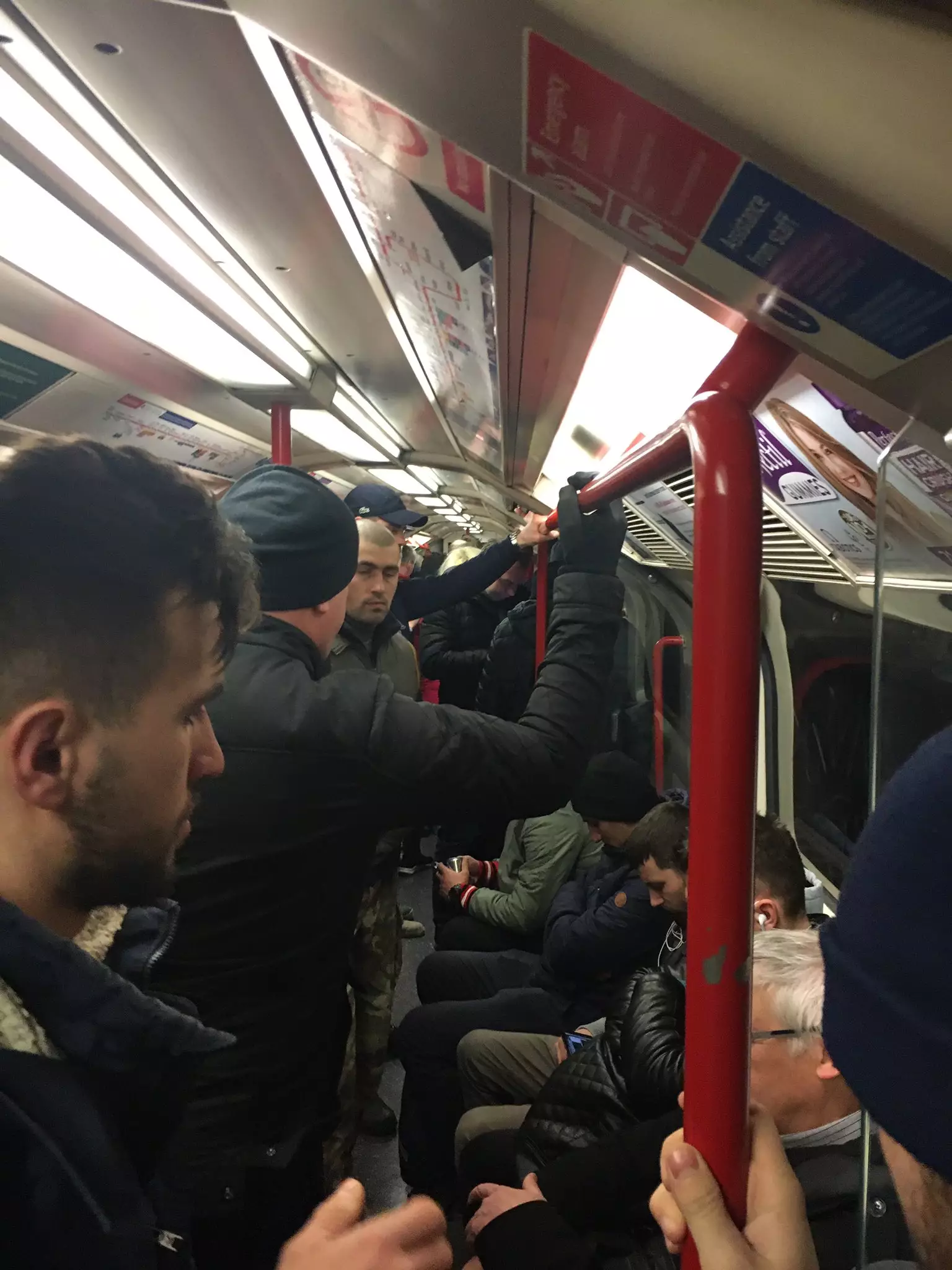 Train companies and the government have been criticised for the packed carriages.