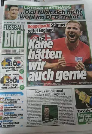 Bild's front cover. Image: Daily Mail