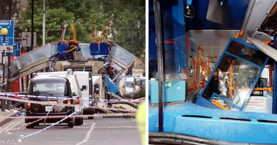 Four bombs exploded on public transport around London (
