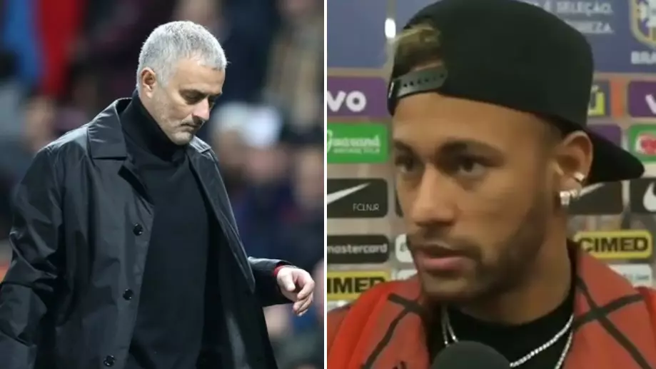 Neymar Reacts To Jose Mourinho Being Sacked By Manchester United