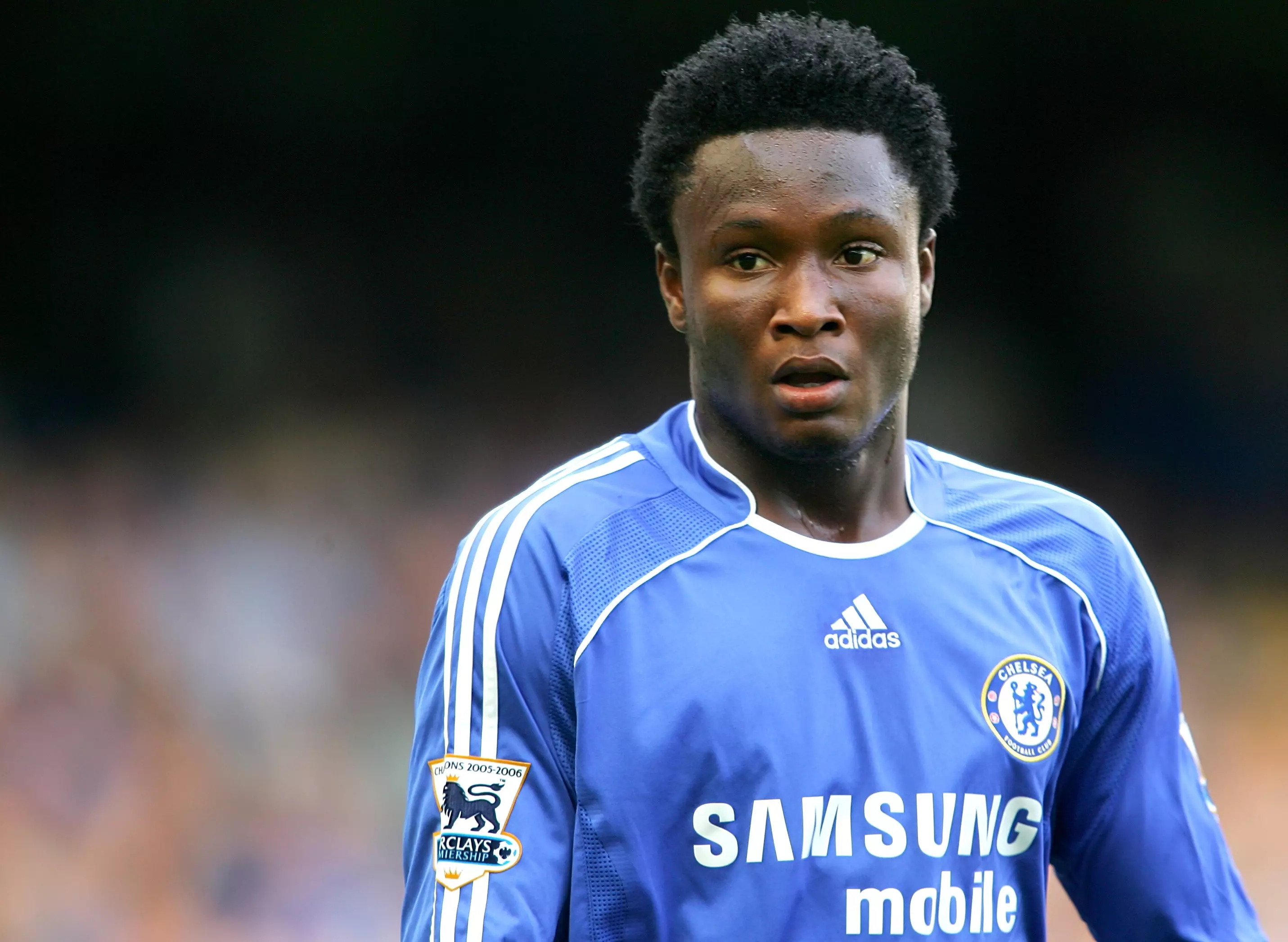 Mikel for Chelsea in 2006. Image: PA Images