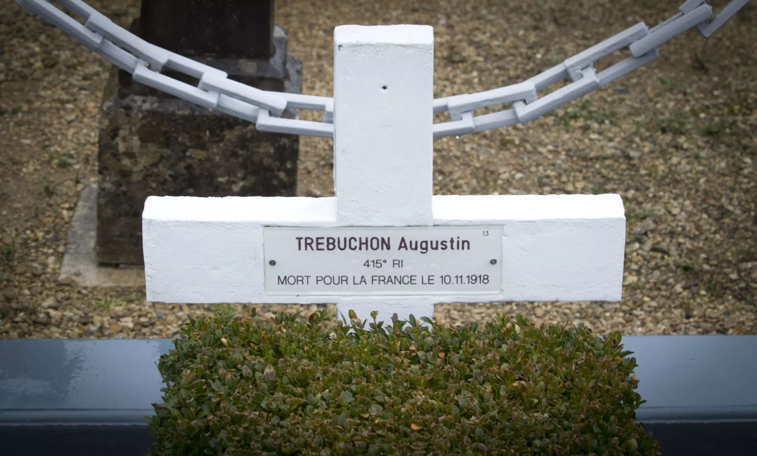 Augustin Trebuchon last French soldier to die.