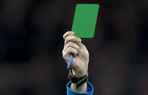 Football's First Ever Green Card Has Been Shown In Serie B