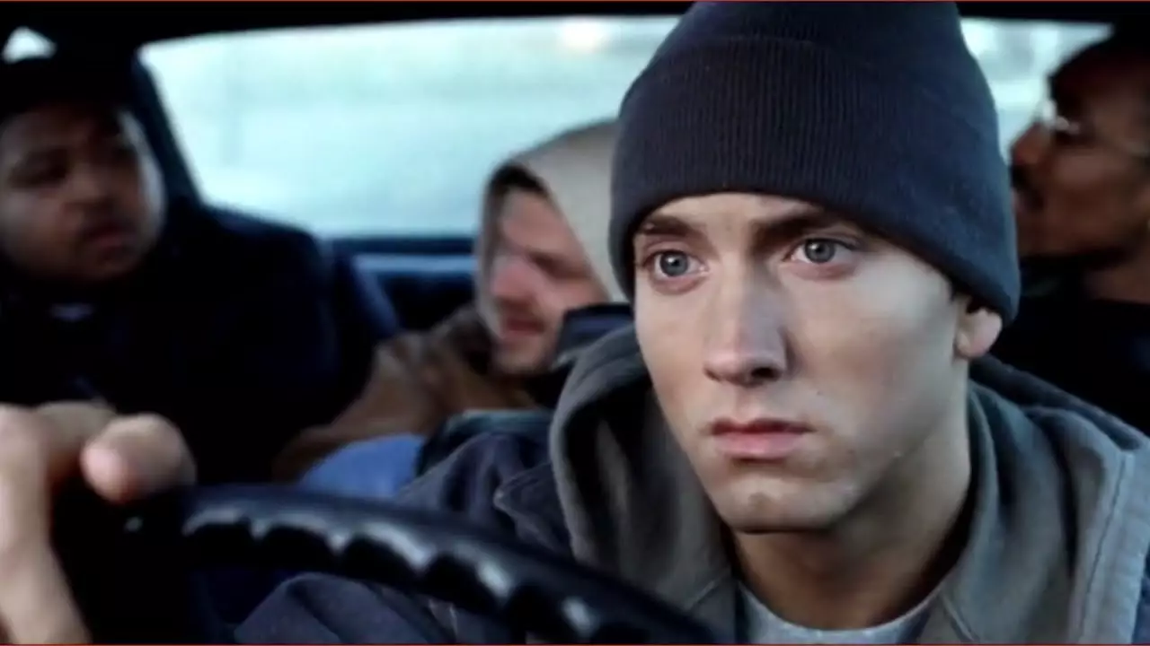 Marshall Mathers in '8 Mile'.