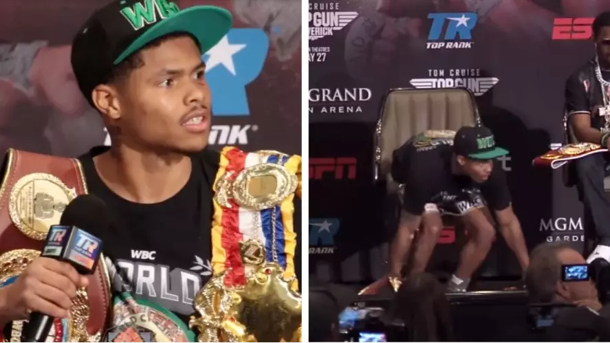 Boxer Shakur Stevenson Rushes Out Of Press Conference To Save Mother From Brawl
