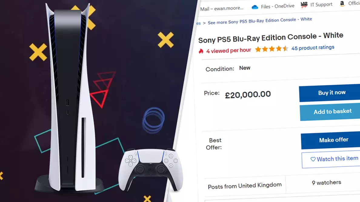 PlayStation 5 Scalpers Are Now Trying To Sell Consoles For Over £20,000