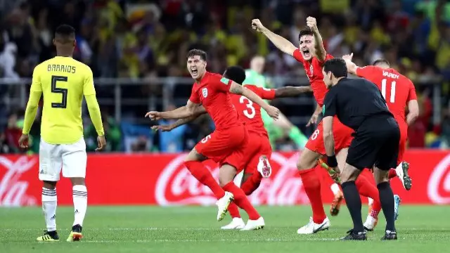 John Stones And Harry Maguire Celebrating In Front Of Wilmar Barrios Is The Photo Of The World Cup