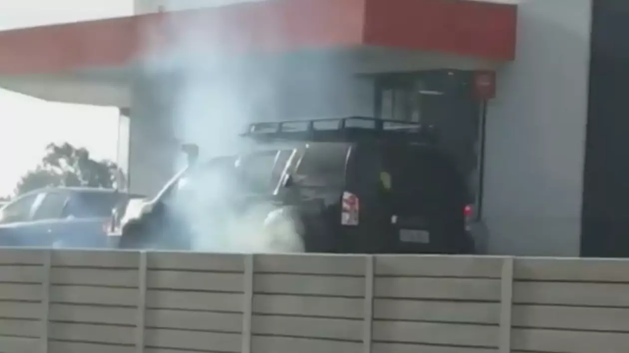 Man Does Burnout At Hungry Jack's Because Soft Serve Machine Was Broken