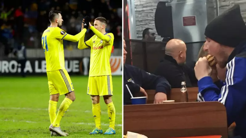 BATE Borisov Players Continue Celebrations With 8 Am Burger King Trip