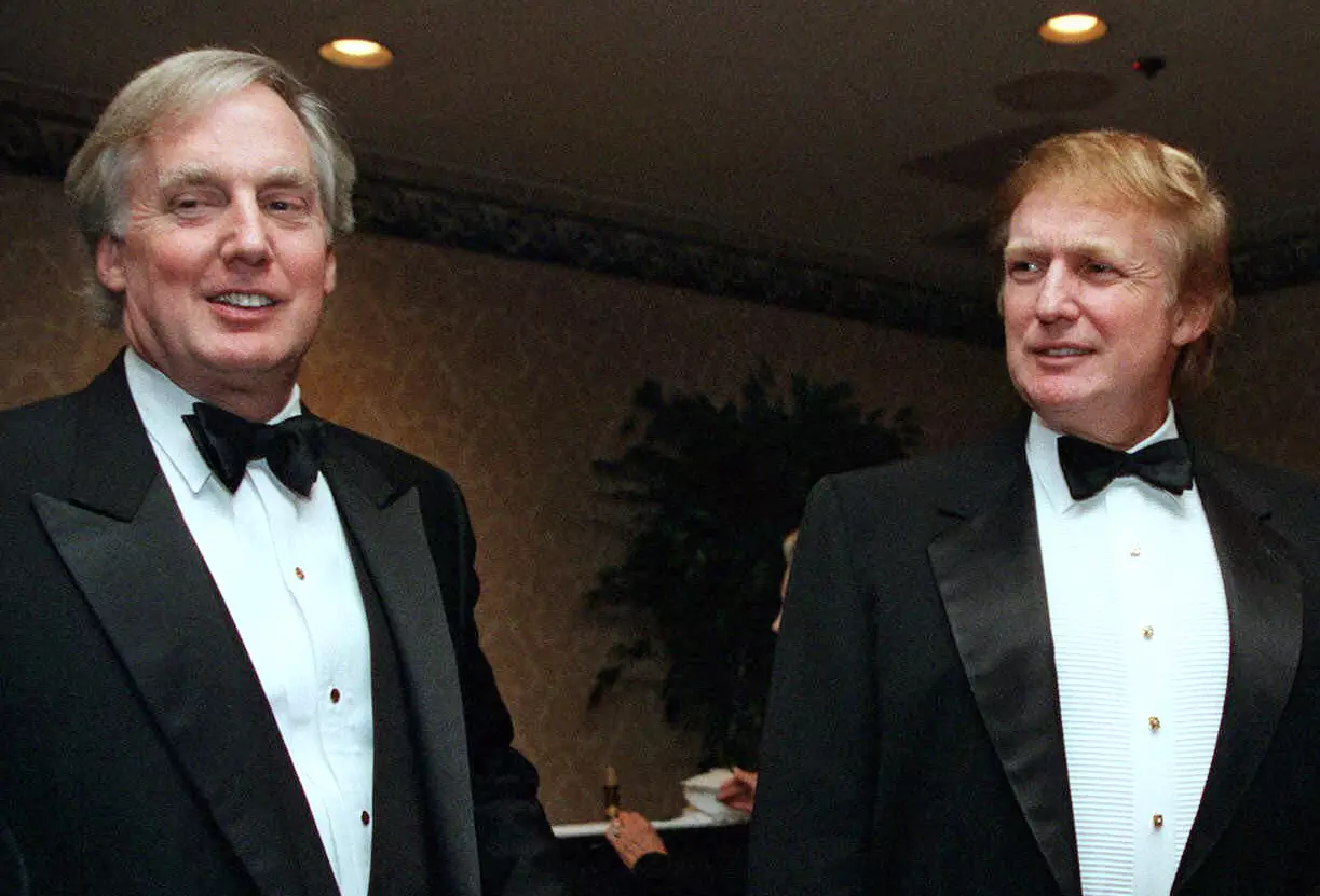 Robert and Donald Trump in 1999.