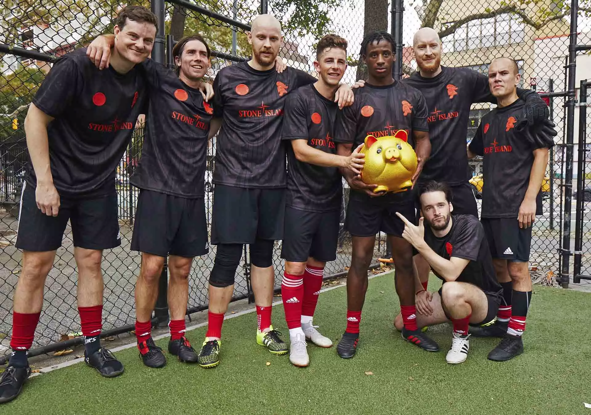 The winners of the Greedy Pig trophy. Image: Soccer Bible. 