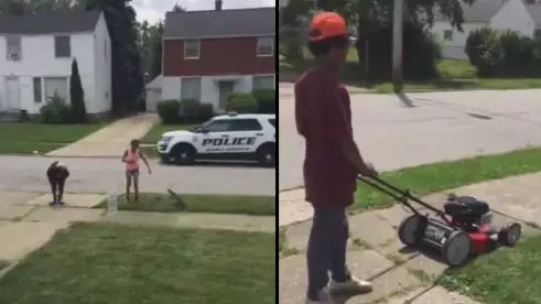 Neighbours Call Police On 12-Year-Old Boy Mowing Lawn 