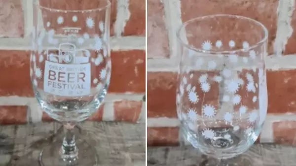 Beer Festival Organiser Blasted For 'Insensitive' Coronavirus-Themed Pint Glass