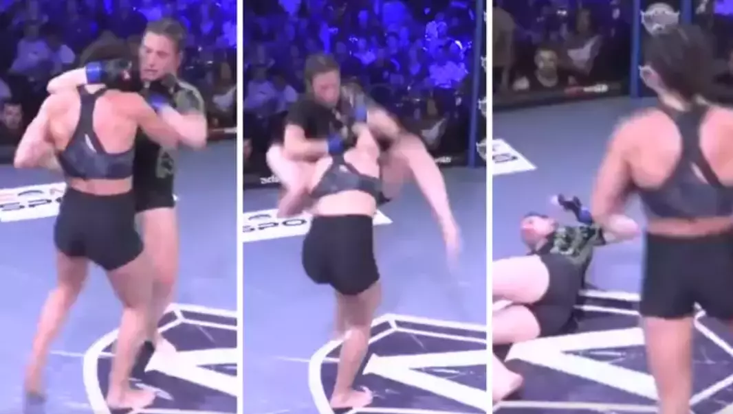 When MMA Sensation Chelsea Hackett Won A Fight Via Vicious Leg Sweep Knockout