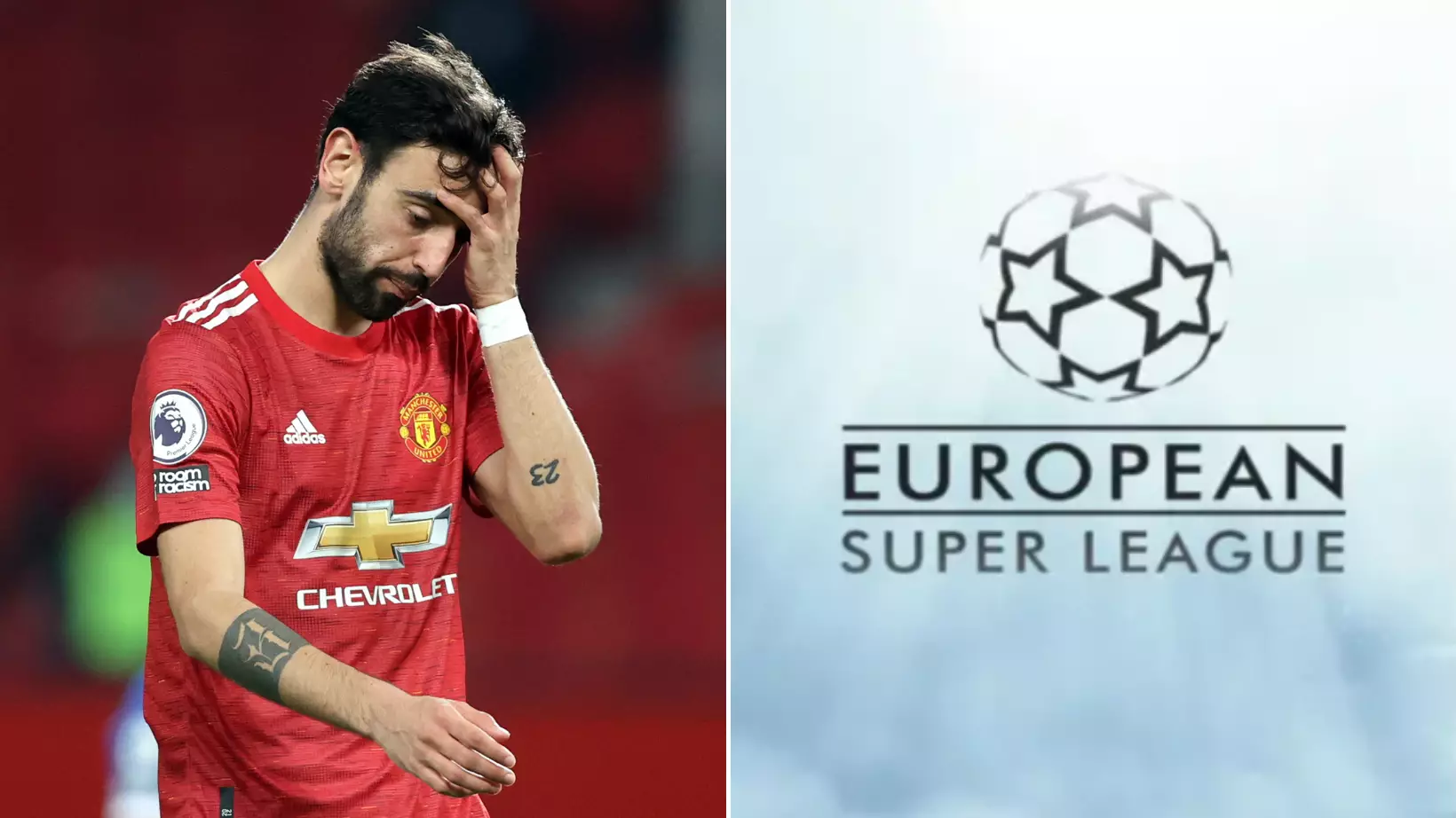Bruno Fernandes Becomes First Manchester United Player To Speak Out Against European Super League