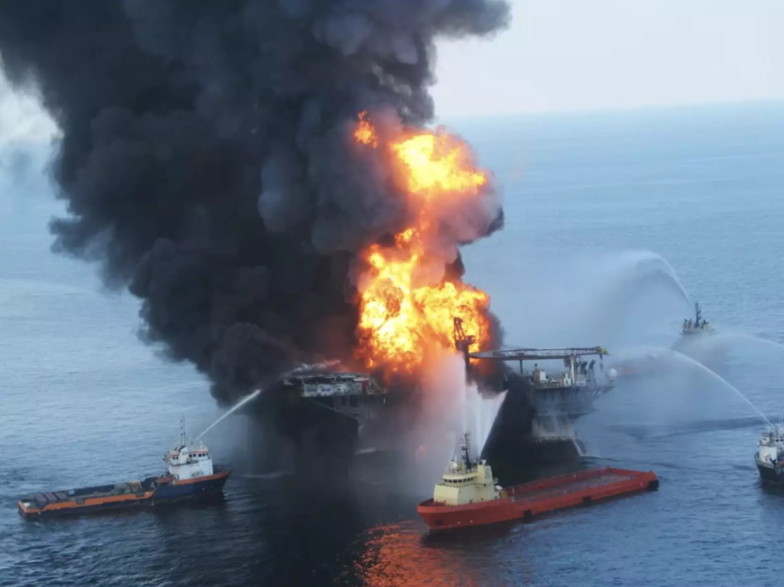 Deepwater Horizon oil rig.