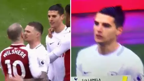 What Erik Lamela Said To Jack Wilshere During North London Derby 
