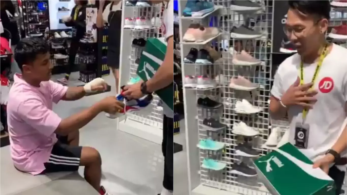 ​JD Sports Employee Gets Payrise For Stopping Prank Shoplifter
