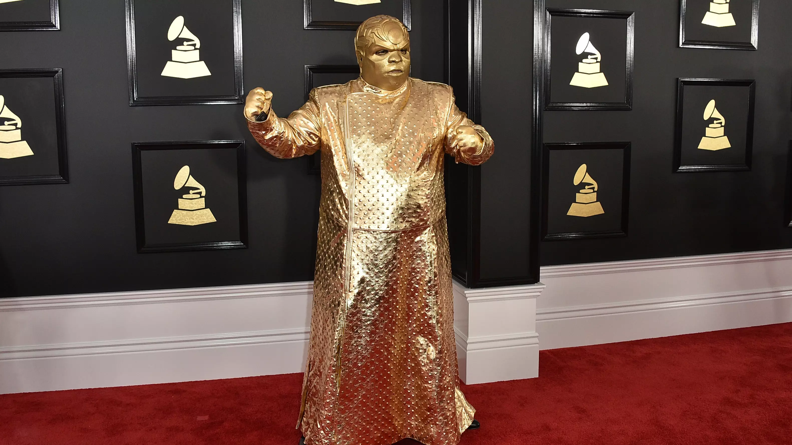 Cee Lo Green Reveals Why He Wore That Weird, Gold Shit At The Grammys