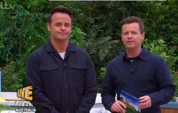 Ant and Dec presented the trial from a mock up of the Love Island set (
