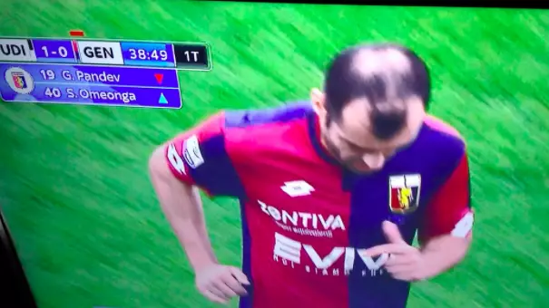 Goran Pandev's Bald Patch Is The Shape Of A Penis And It's Blown Our Minds