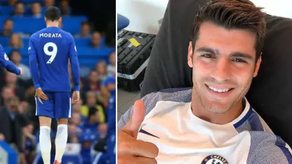 Alvaro Morata Deletes Tweet About Injury, Chelsea Fans Immediately Get Concerned 