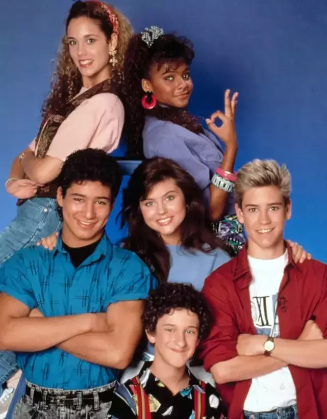 The original Saved by the Bell gang.