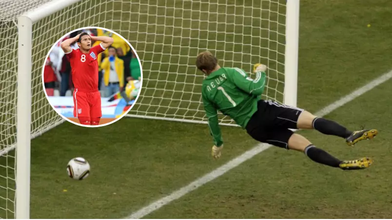 10 Years Ago Today, Frank Lampard Had His Goal Ruled Out Against Germany In The World Cup
