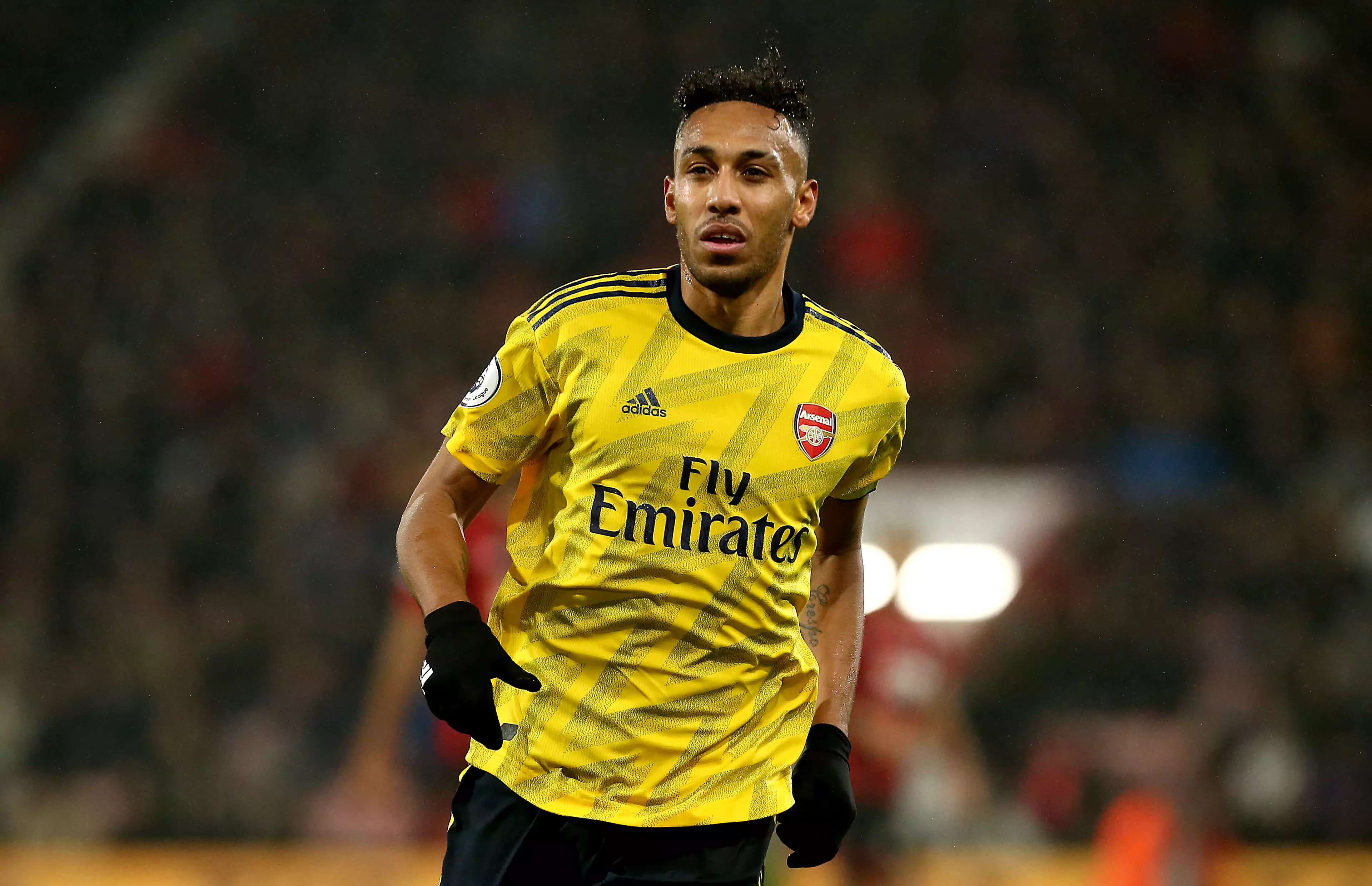 Aubameyang is likely to leave the club this year. Image: PA Images