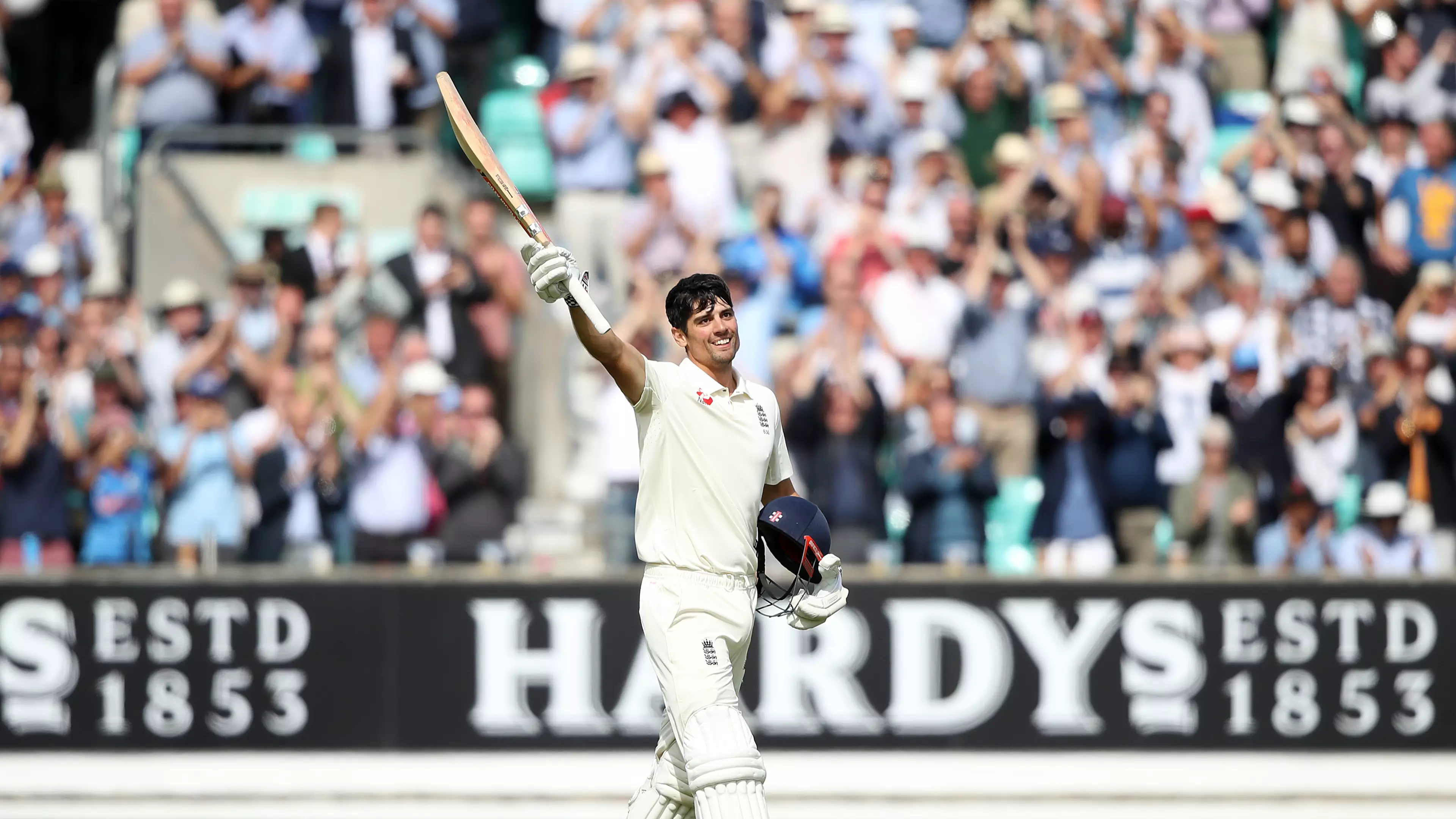 Alastair Cook Hits Century On His Final Test Innings For England