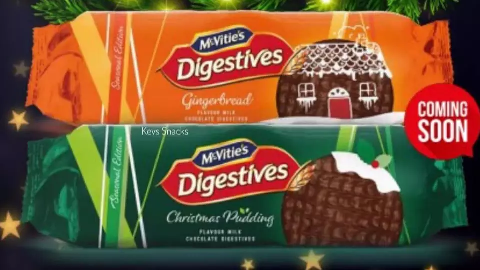McVitie's Is Launching Gingerbread And Christmas Pudding Digestives Next Month