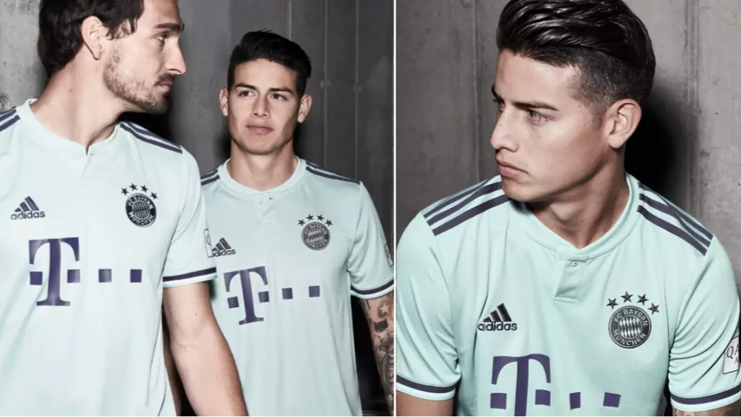 Bayern Munich Release New 'Ash Green' 2018/19 Away Kit And It's A Stunner 