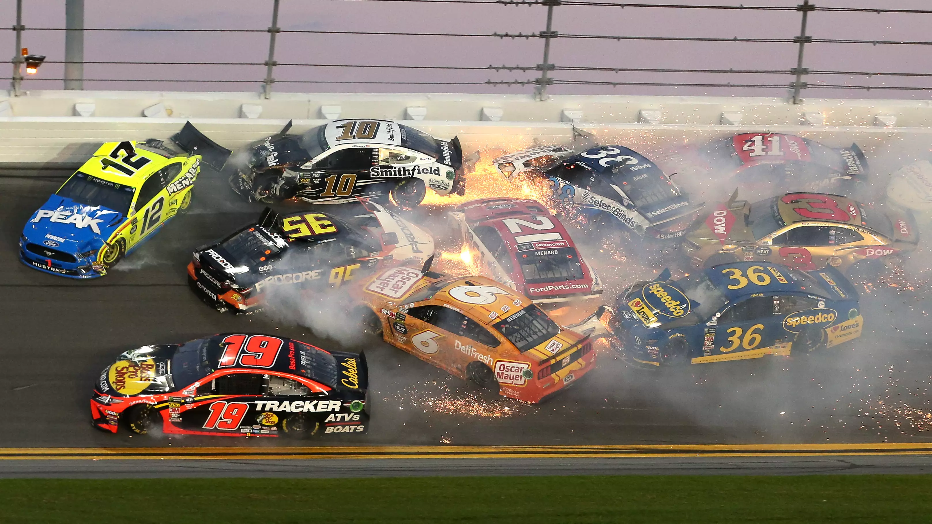 A 21 Car Crash Happened During The NASCAR Daytona 500 And It Was Incredible