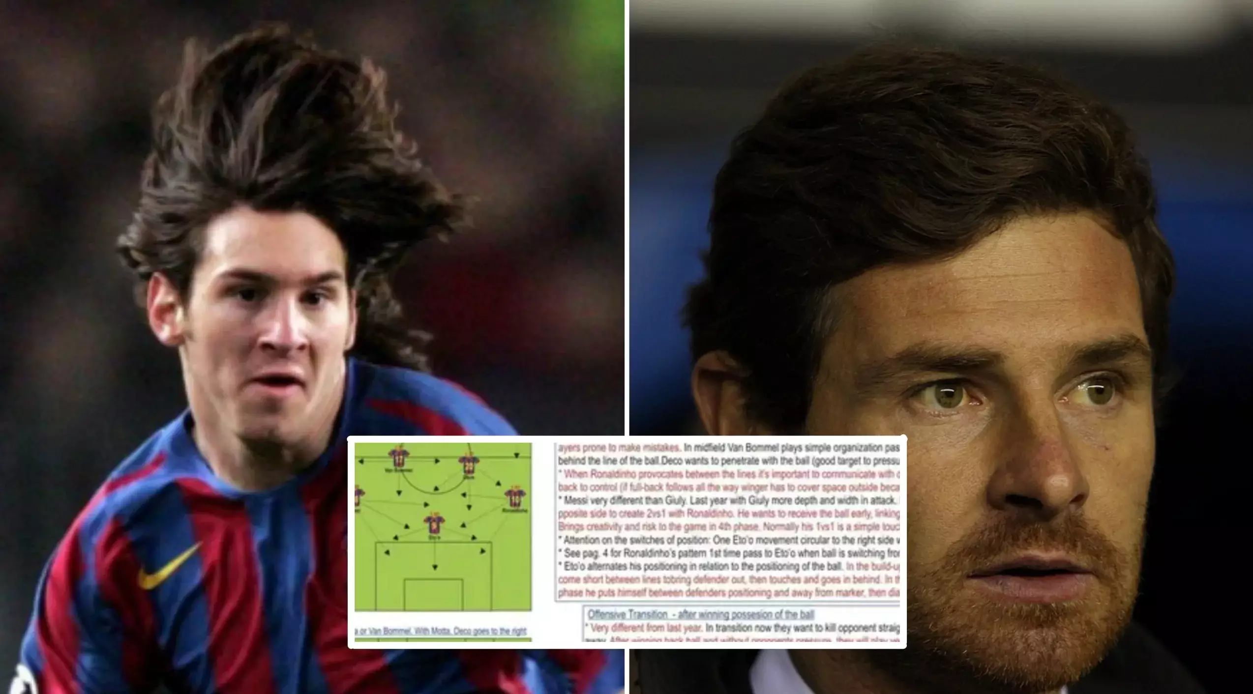 André Villas-Boas' Scout Report On 18-Year-Old Lionel Messi Surfaces, Reveals Extra Precautions Taken To Stop Him
