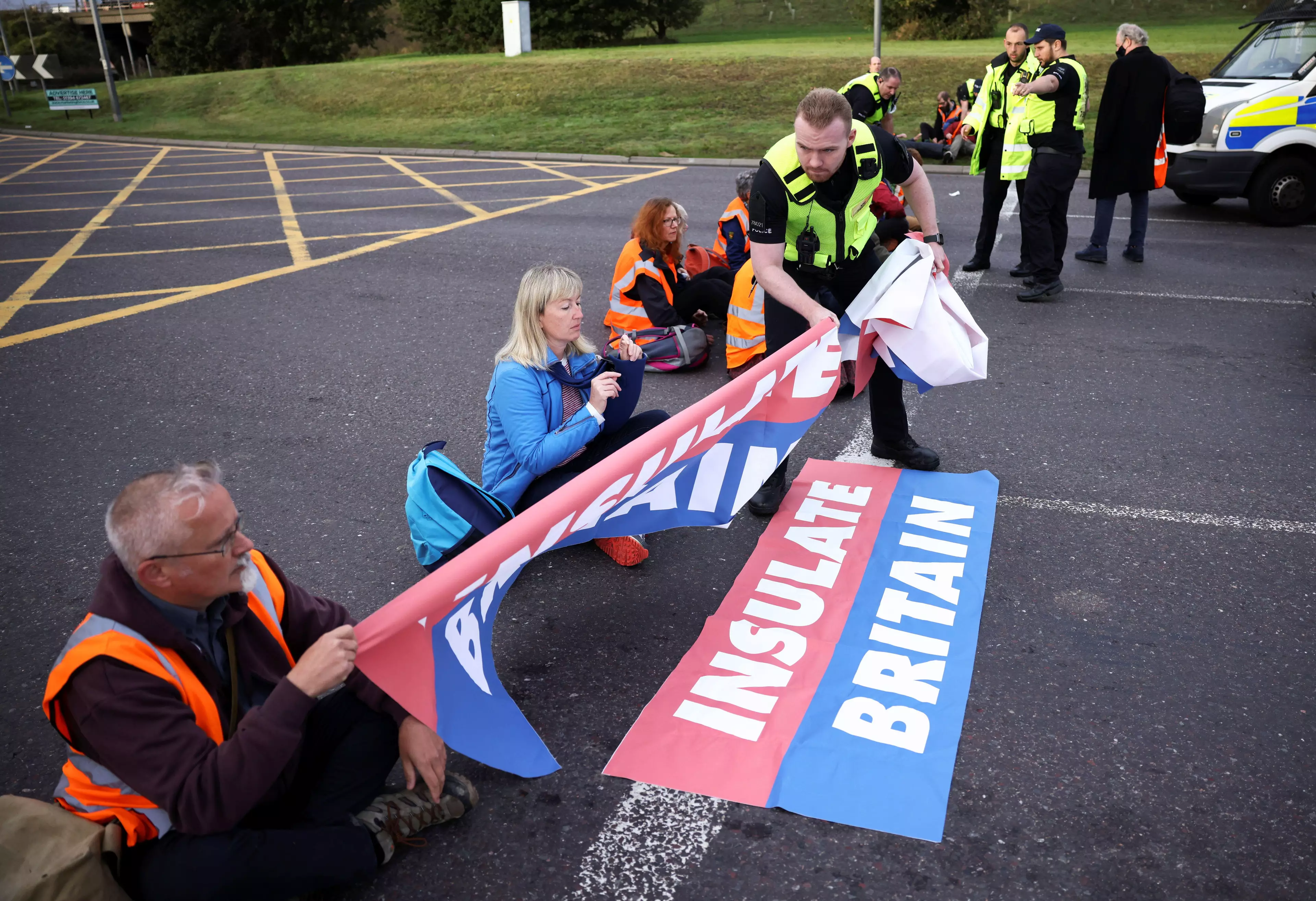 The protests have been going on for weeks.