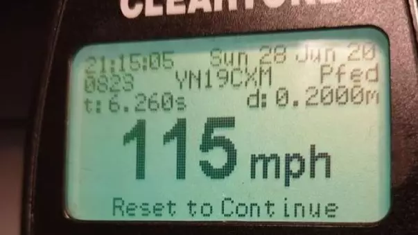 Driver Caught Speeding At 115mph Tells Police He Was 'Desperate' For Toilet