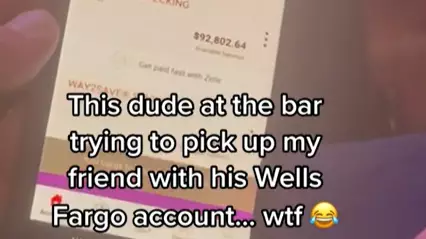 Man Tries To Impress Woman At Bar By Showing Off Bank Account Funds