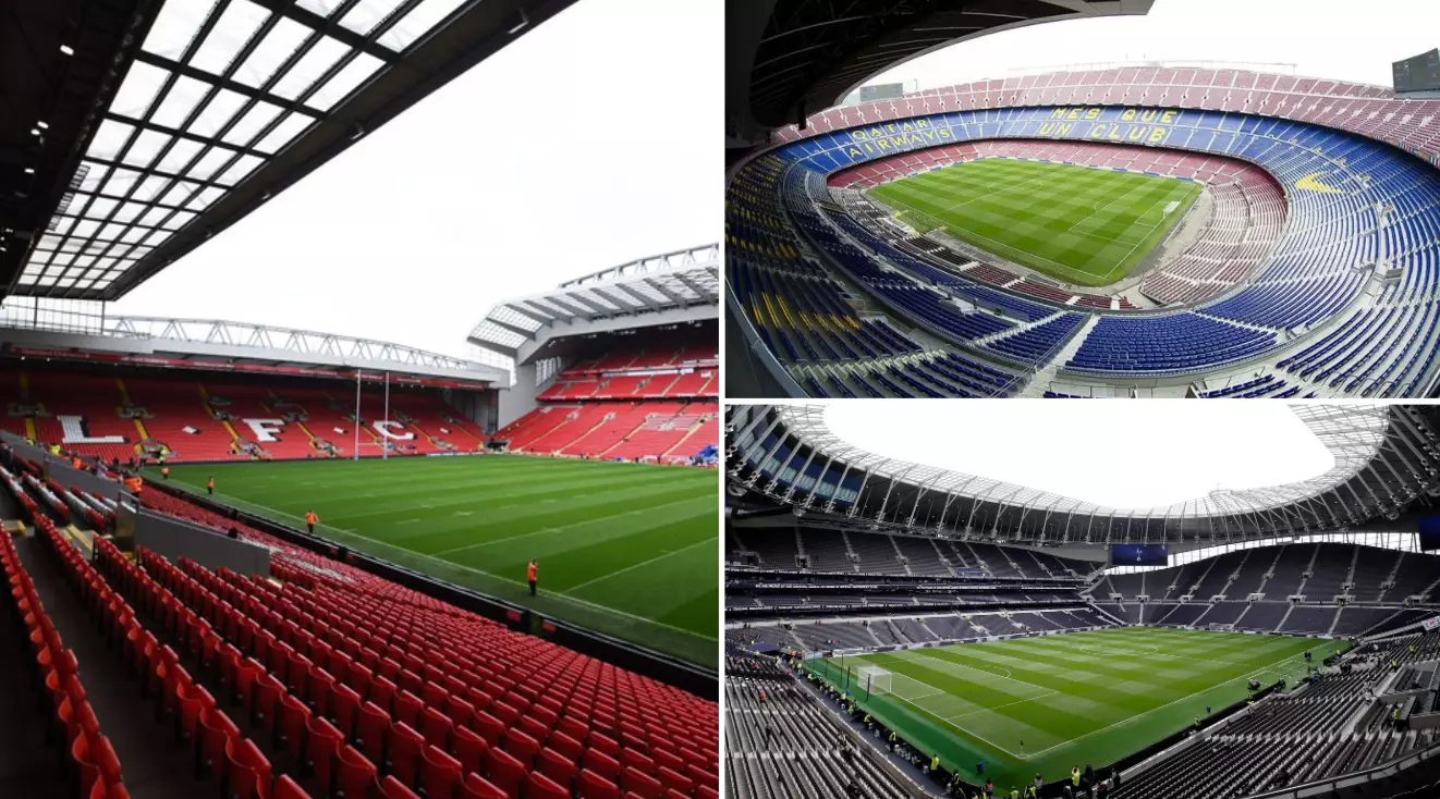 Fans Have Voted For The Top 25 Football Stadiums In The World