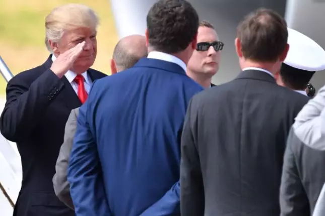 Hamburg sees Donald Trump arrive for G20