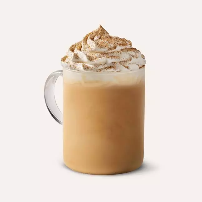 The pumpkin spice latte is also on the menu for autumn. (