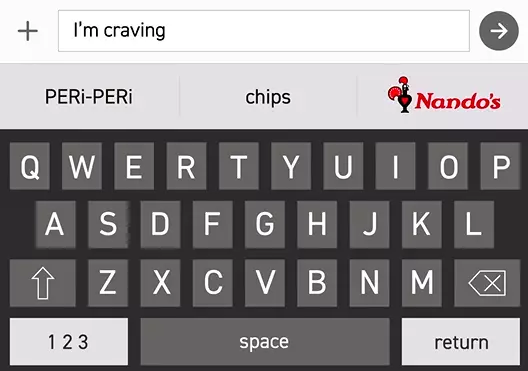 Prove your loyalty to Nando's by adjusting your predictive text settings (