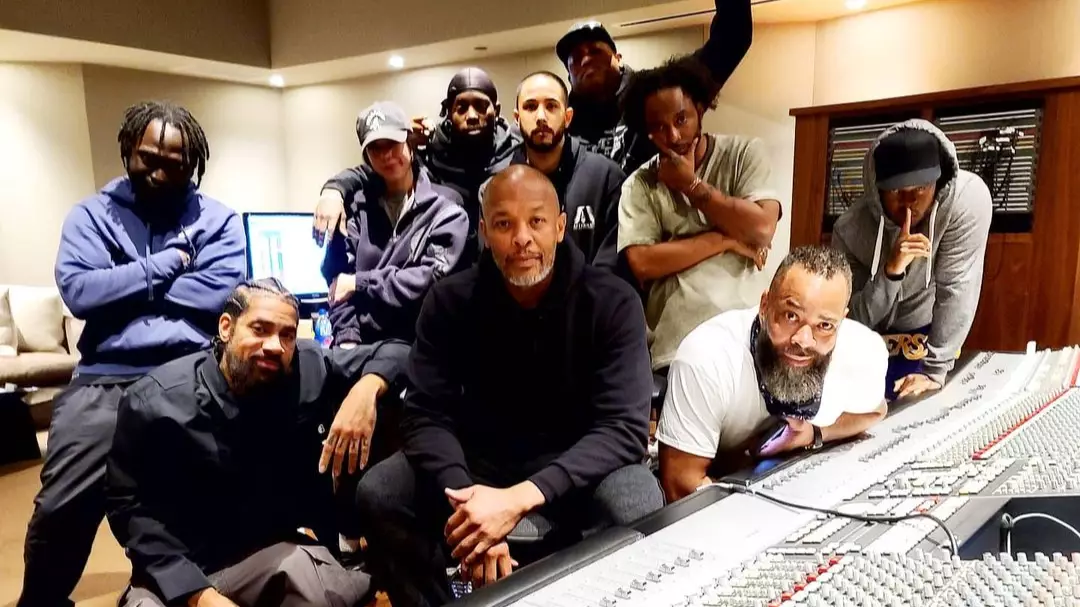 Dr Dre Back In The Studio One Day After Being Released From Hospital