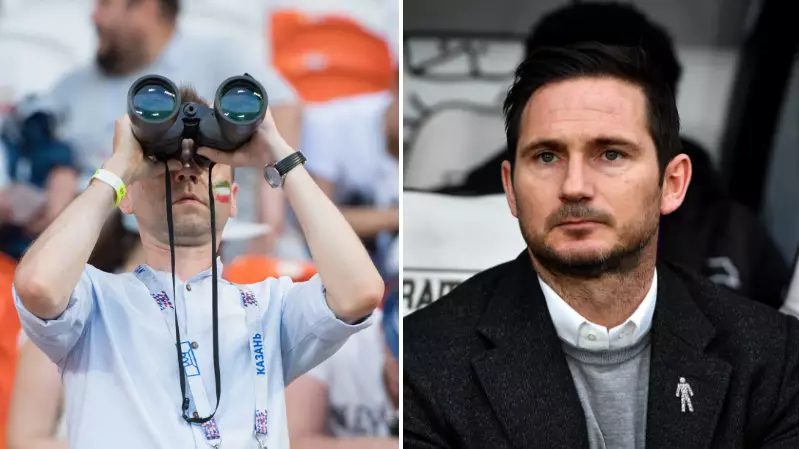 Derby County Have To Stop Training Session After Man Is Caught Spying
