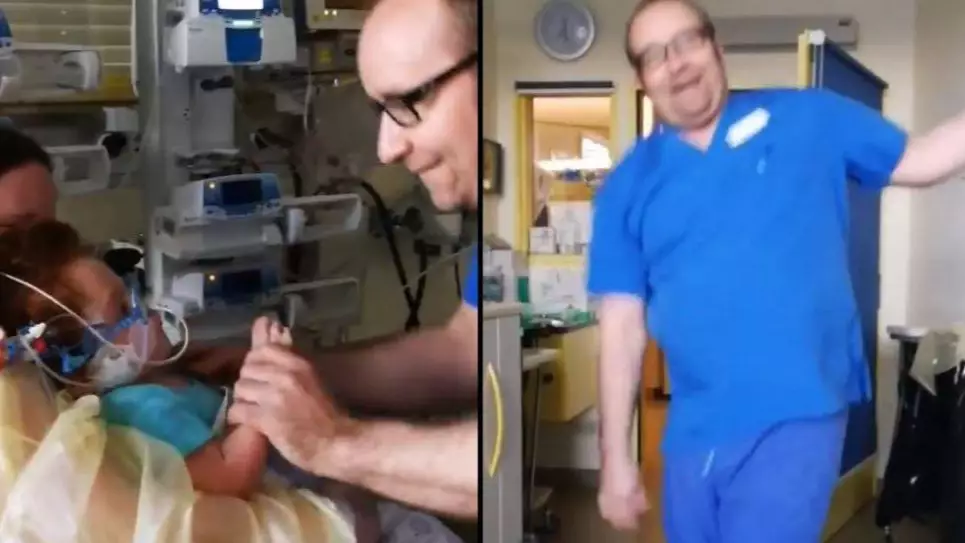 Doctor Promises To Dance Every Time Patient Feels Better And Makes The Child's Day