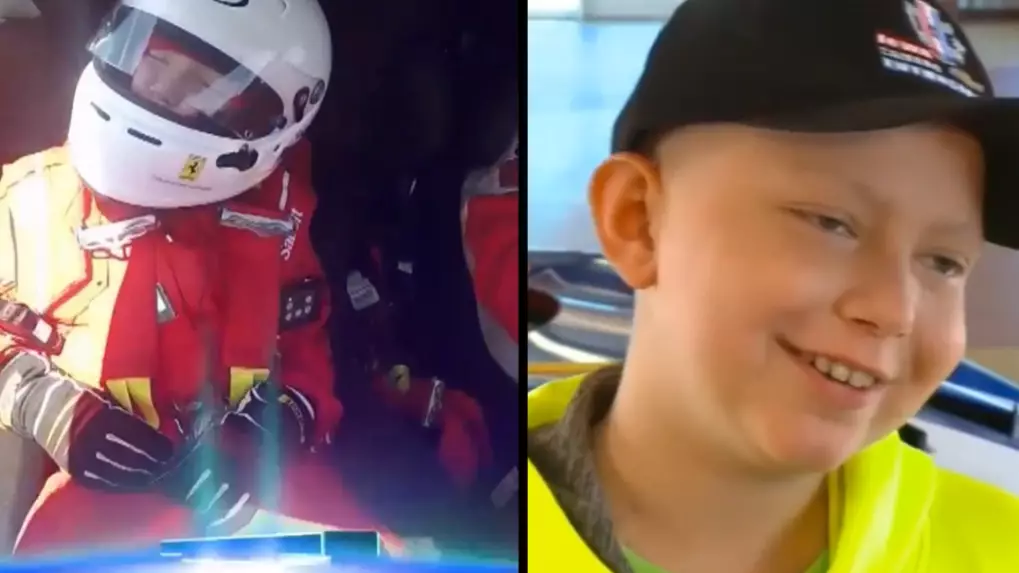 Boy Who Asked For Ferrari Stickers On Coffin Gets To Ride In The Real Thing