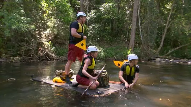 I'm A Celebrity Viewers Baffled When Campmates Emerge From Water Challenge Bone Dry