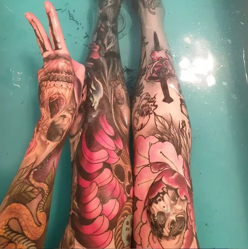 She aims to fight stereotypes about tattoos in the workplace.