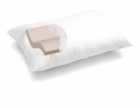 The pillows are specially designed to reduce snoring.
