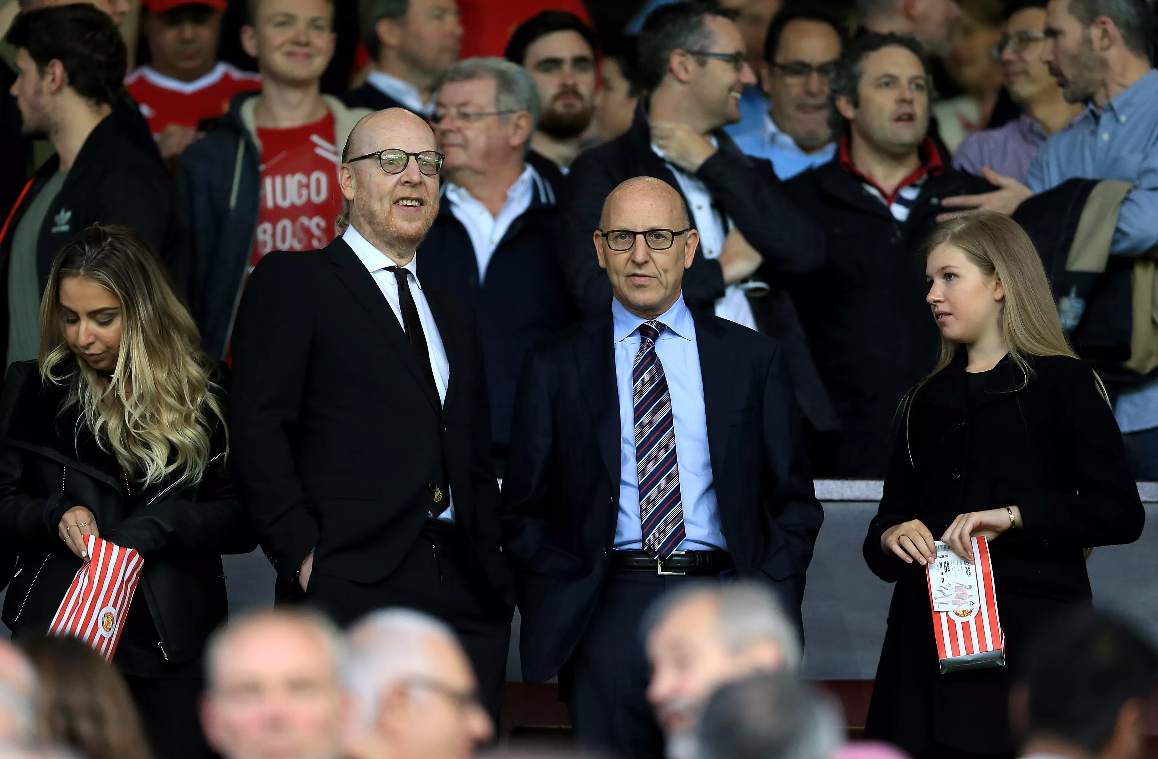 Avram and Joel Glazer in the stands in August 2016. Image: PA Images